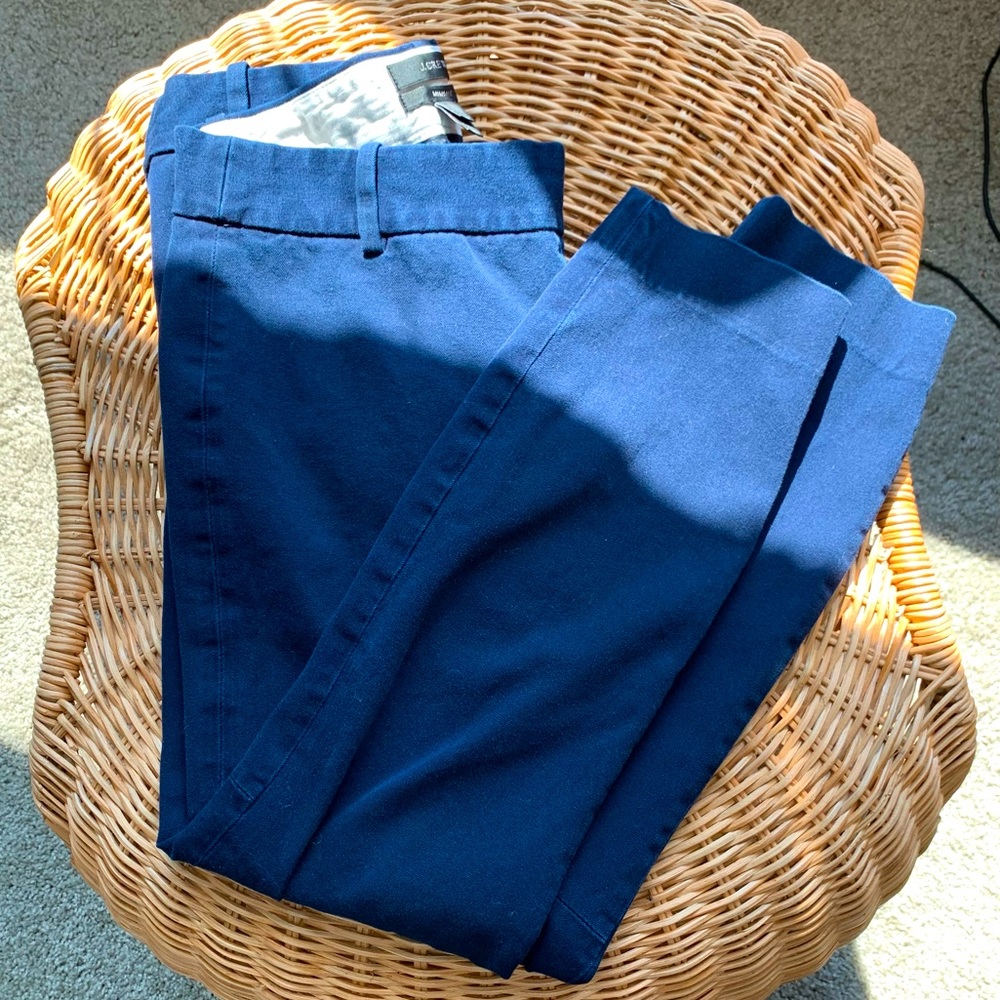 J Crew High Rise Minnie Fit Ankle Pants